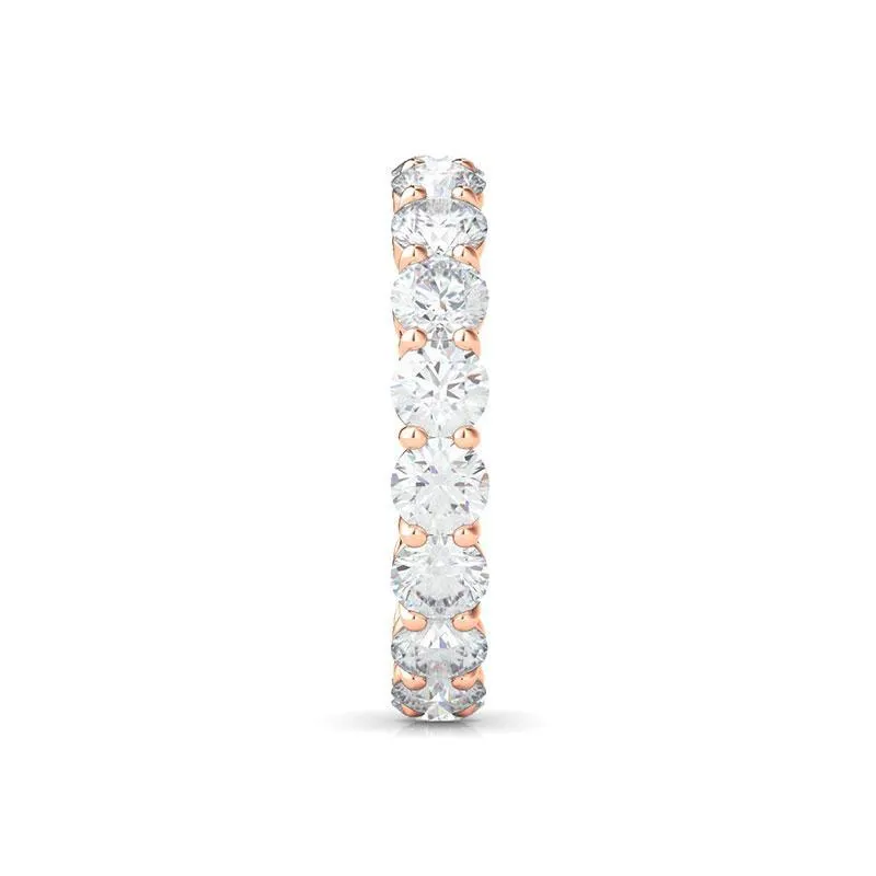 Men's Round Cut Diamond Eternity Band