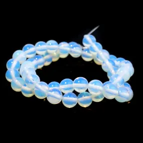 Opalite (synthetic) 8mm Round 15-16 Inch