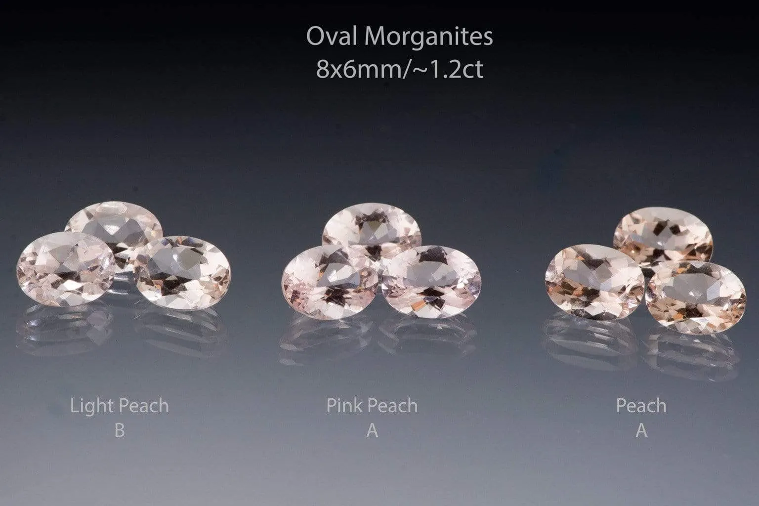 Oval Peach to Pink Morganite Fold Solitaire Engagement Ring