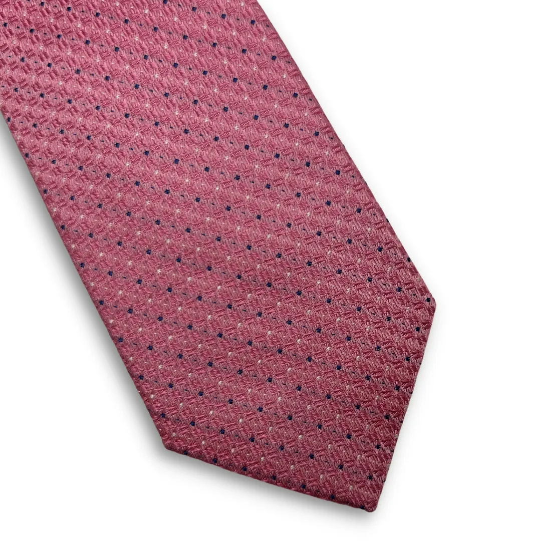 Paul Lawrence Boys Italian Silk Tie _Pink 108-3