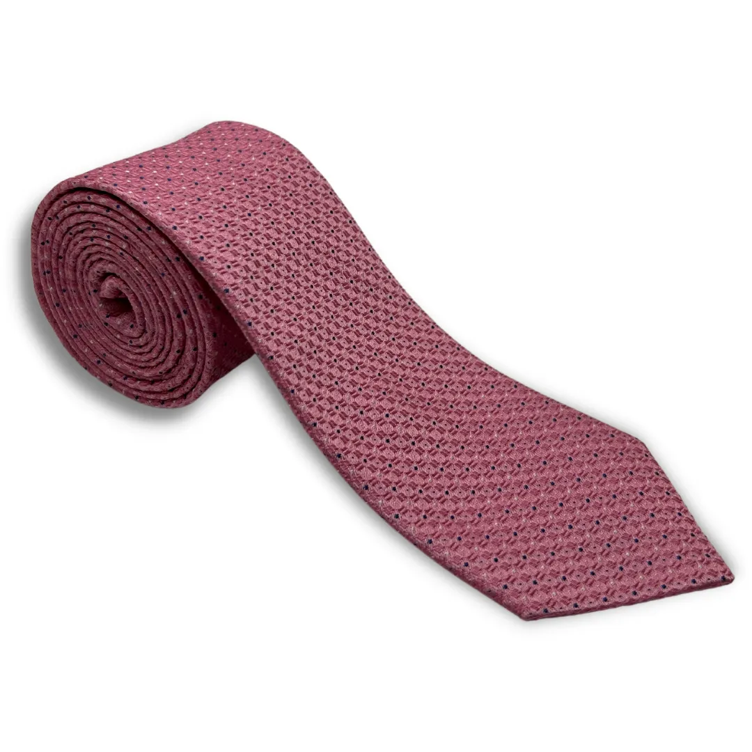 Paul Lawrence Boys Italian Silk Tie _Pink 108-3