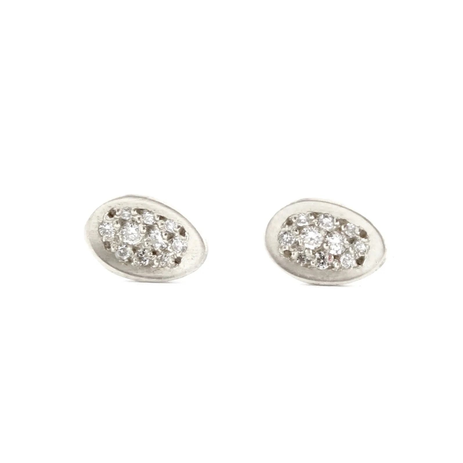 Pave Egg Studs by Branch