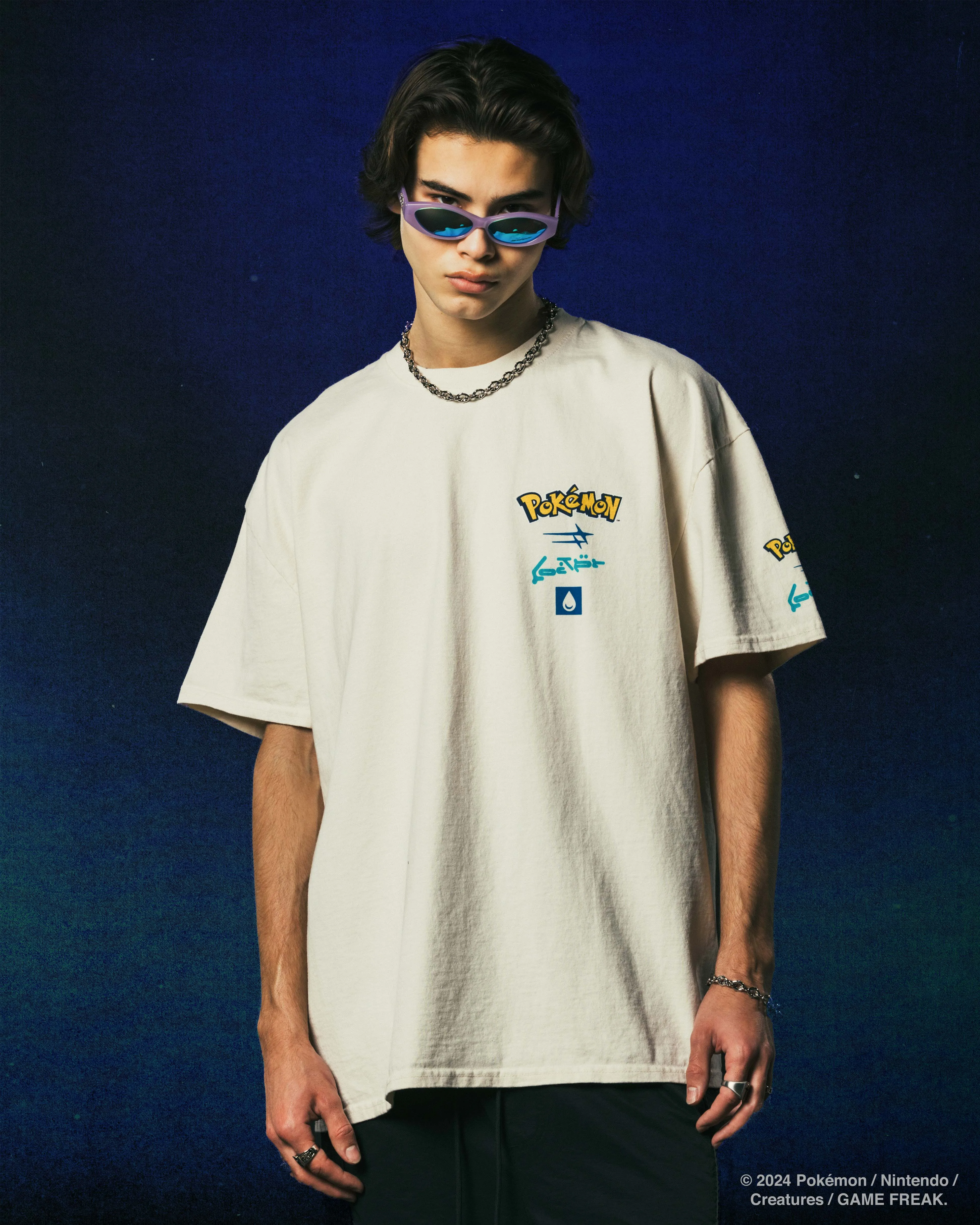 Pokémon By Loiter Squirtle Heavyweight T-Shirt Off White