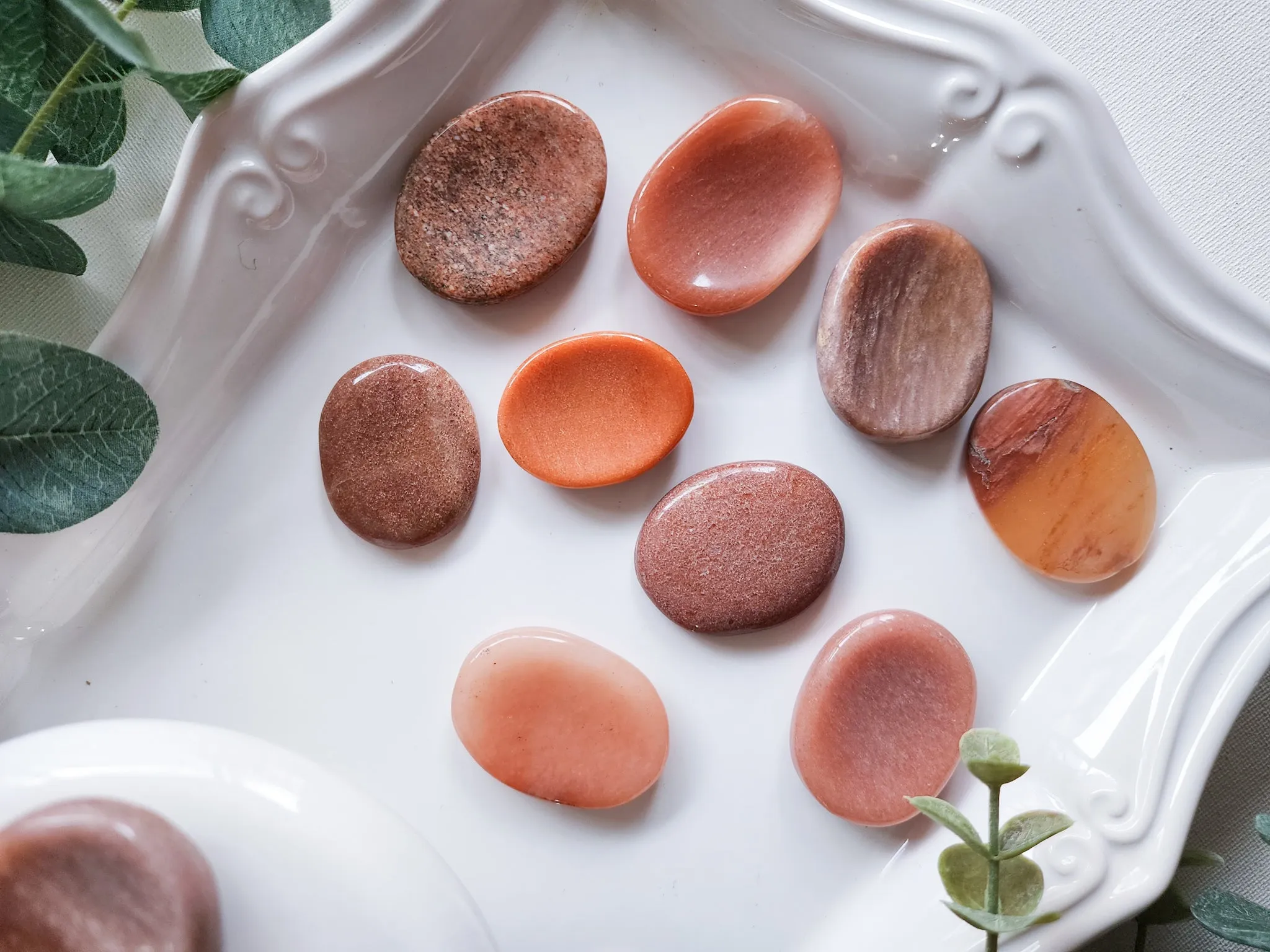 Red Aventurine Mini Worry Stone