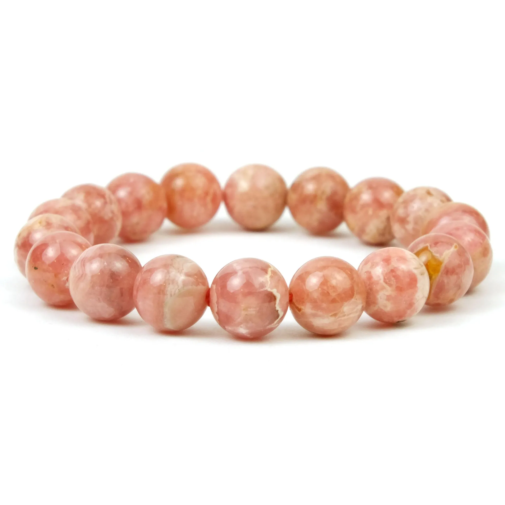 Rhodochrosite Stretch Bracelet 11mm