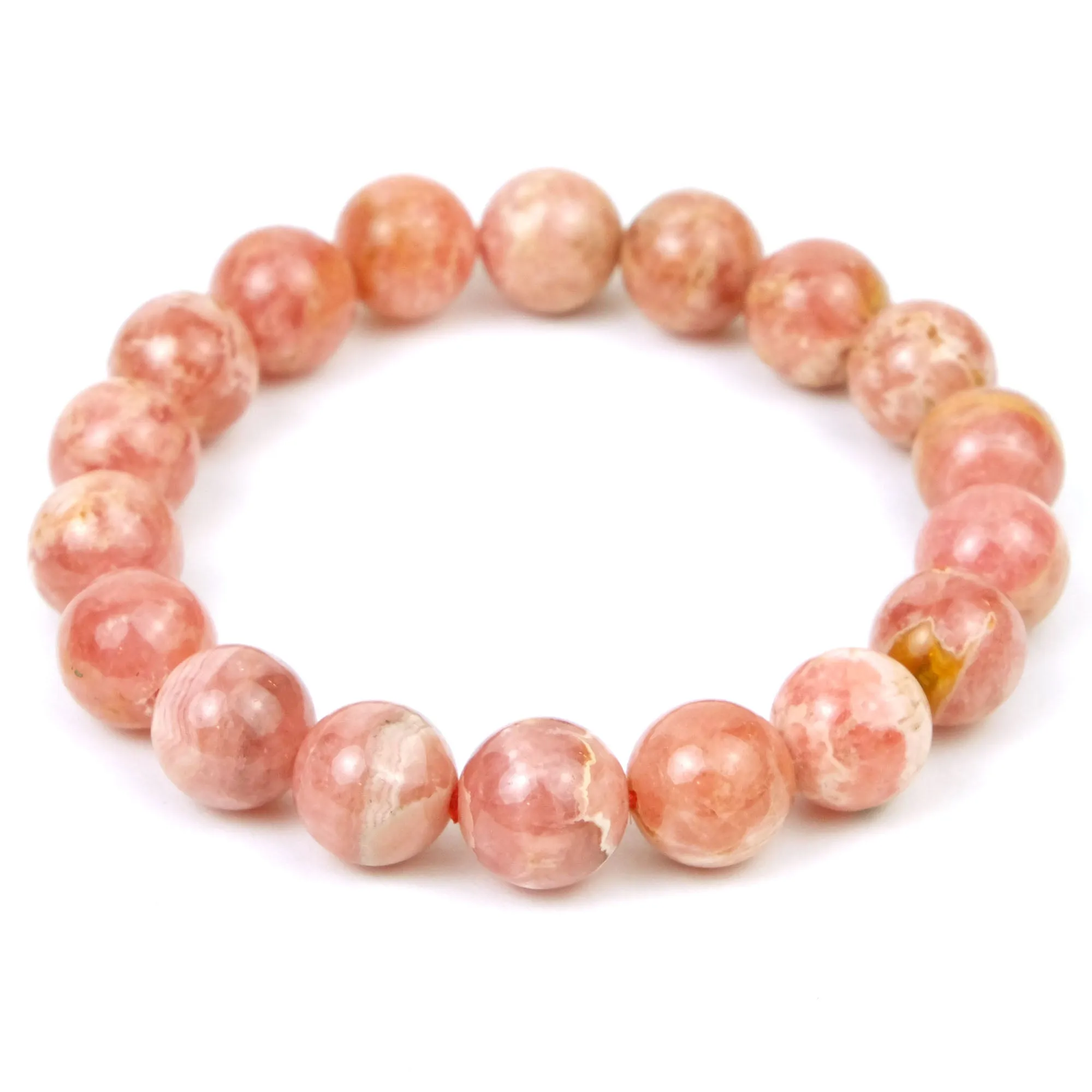 Rhodochrosite Stretch Bracelet 11mm