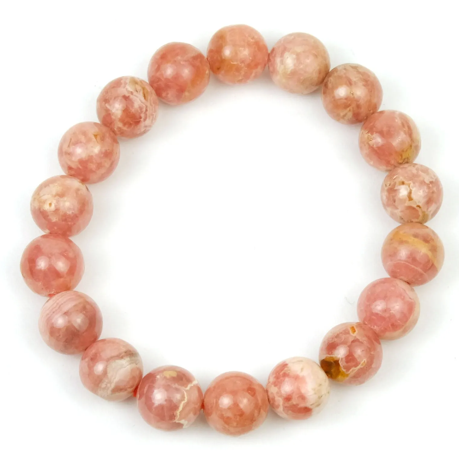 Rhodochrosite Stretch Bracelet 11mm