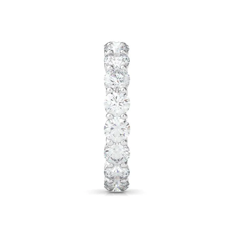 Round Cut Diamond Eternity Band