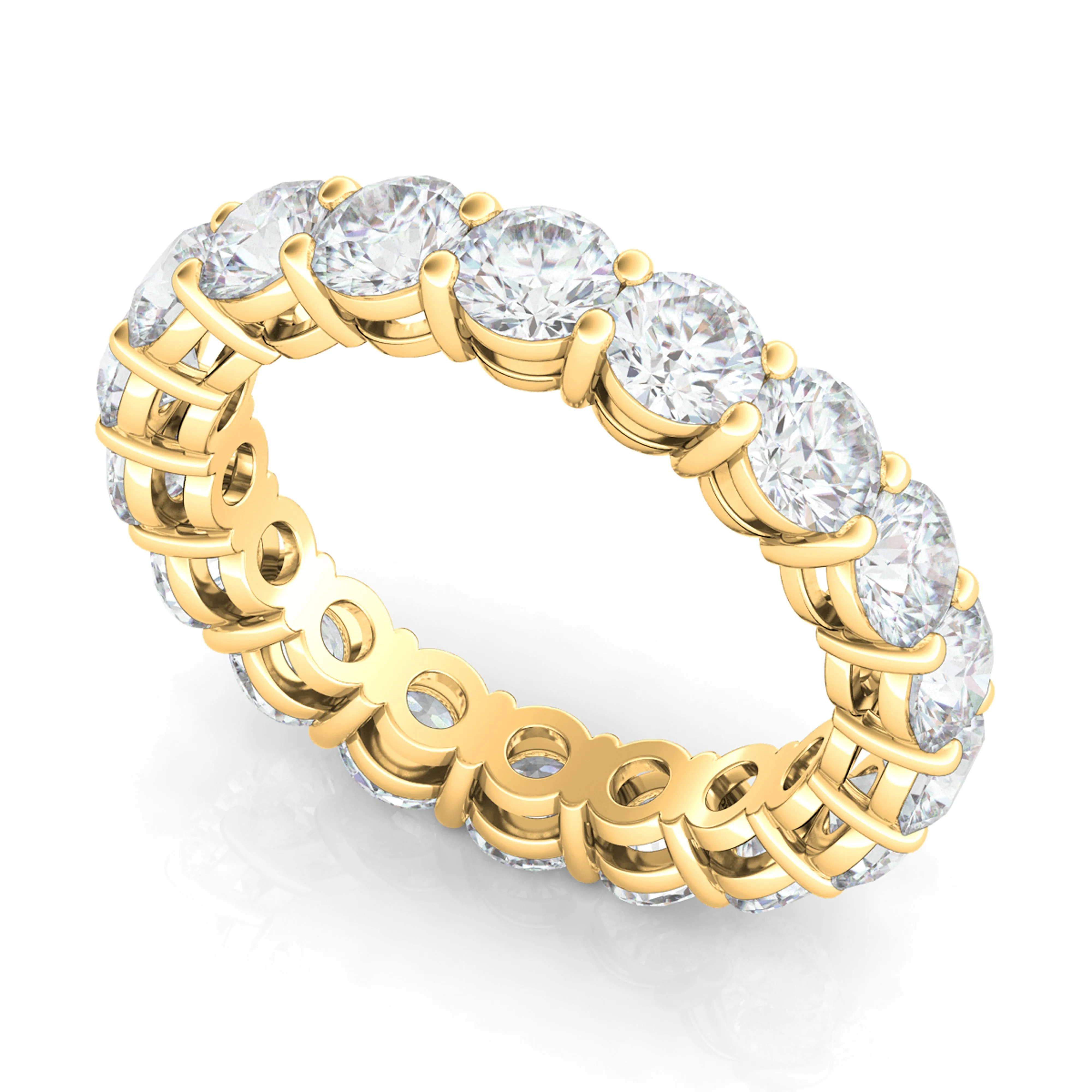 Round Cut Diamond Eternity Band