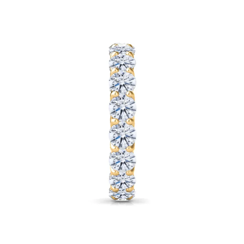 Round Cut Diamond Eternity Band