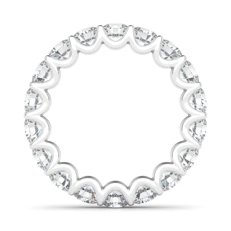 Round Cut Diamond Eternity Band