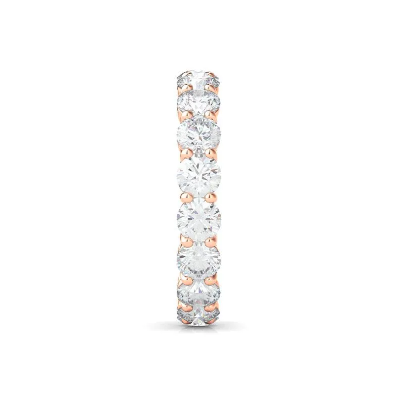 Round Cut Diamond Eternity Band