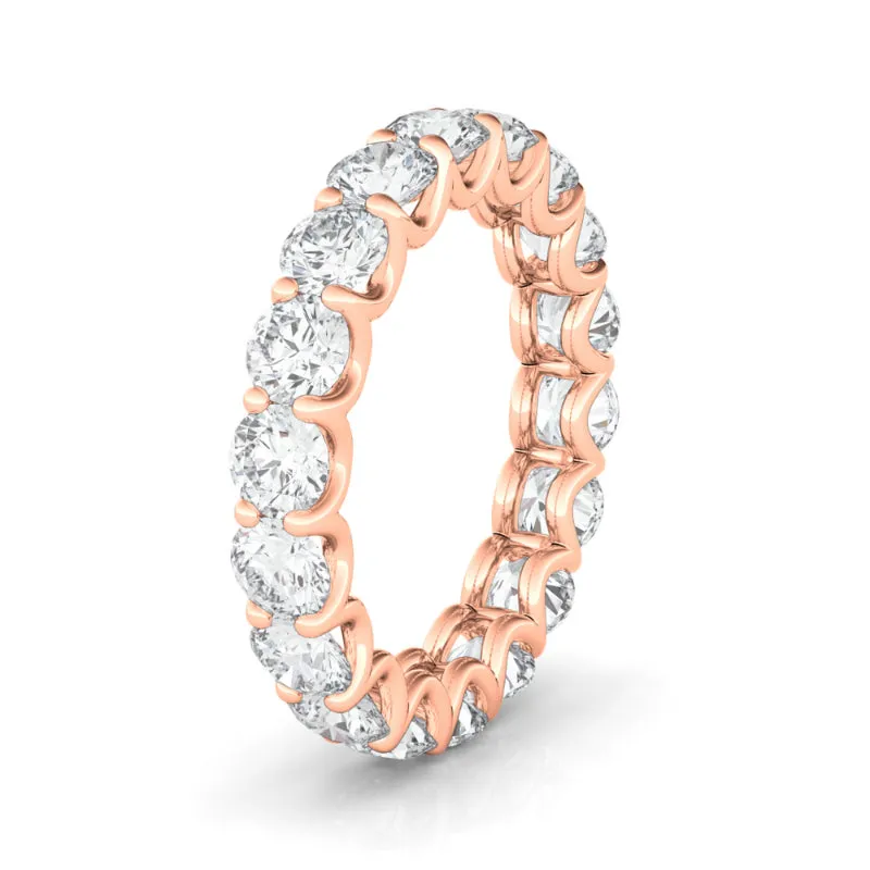 Round Cut Diamond Eternity Band