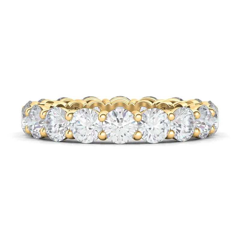 Round Cut Diamond Eternity Band