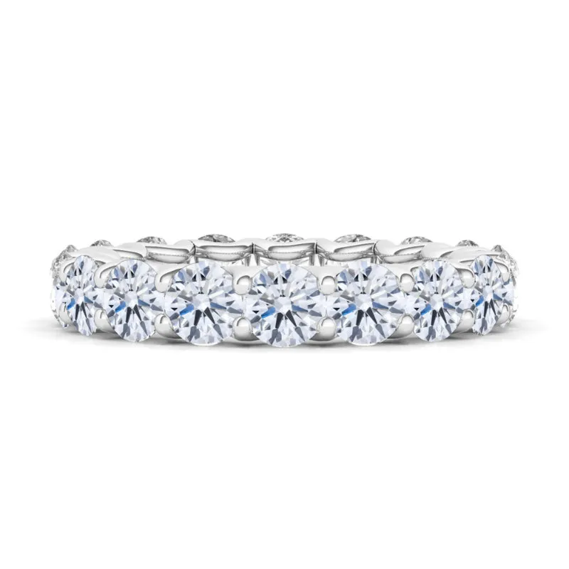 Round Cut Diamond Eternity Band