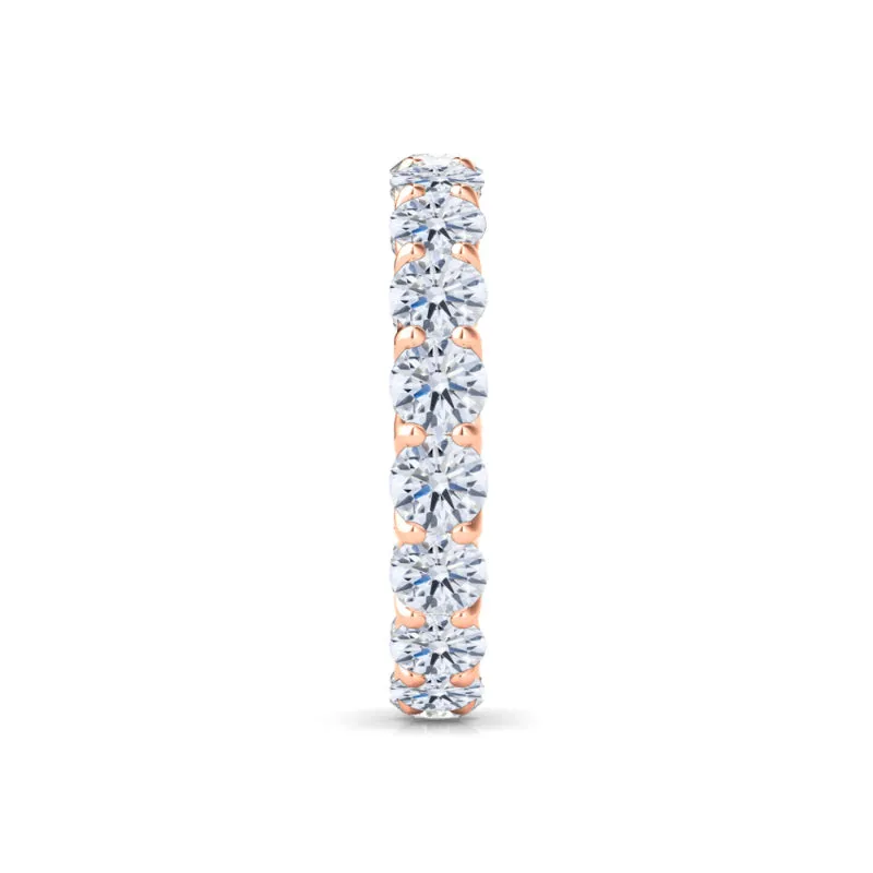 Round Cut Diamond Eternity Band