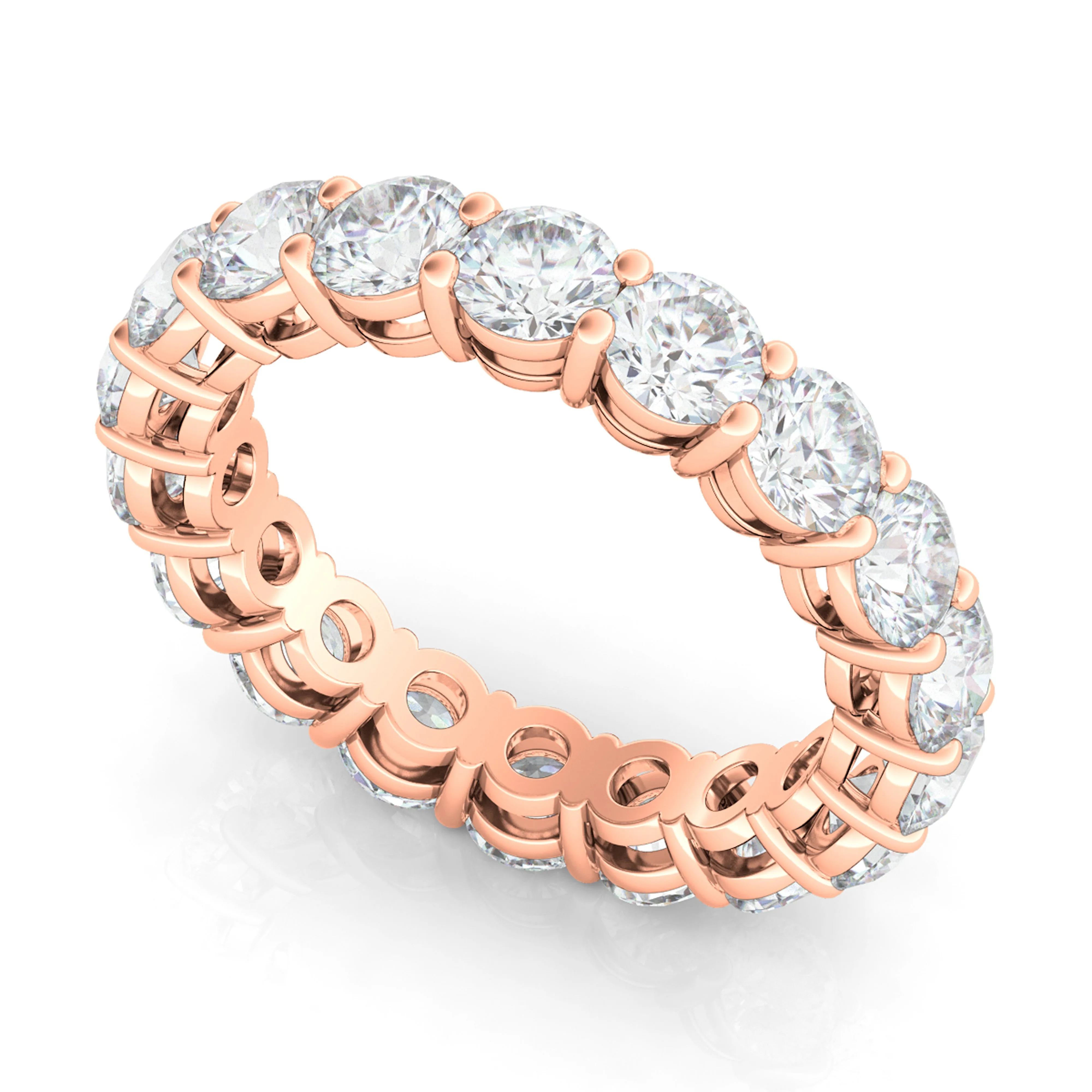 Round Cut Diamond Eternity Band