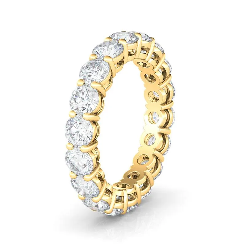 Round Cut Diamond Eternity Band