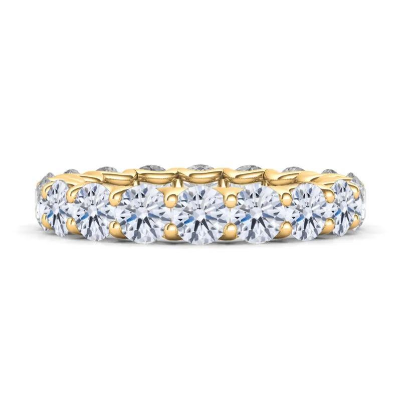 Round Cut Diamond Eternity Band