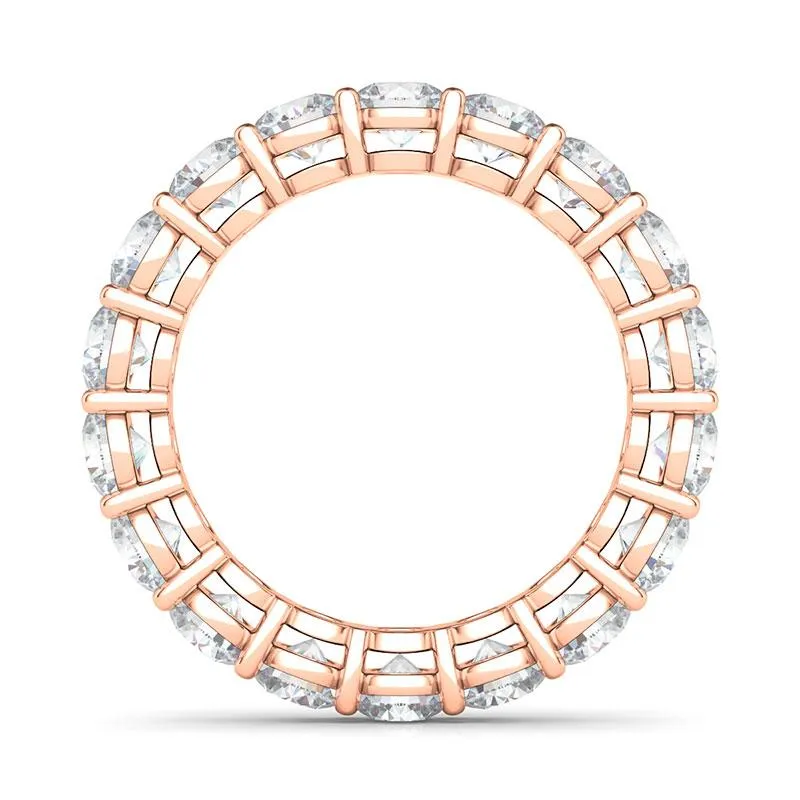 Round Cut Diamond Eternity Band