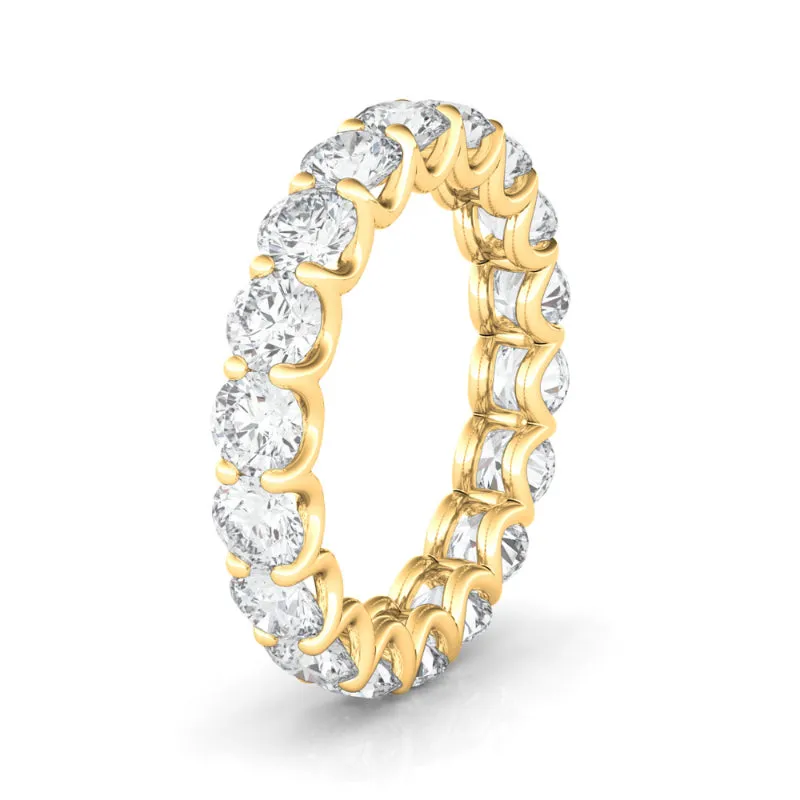 Round Cut Diamond Eternity Band