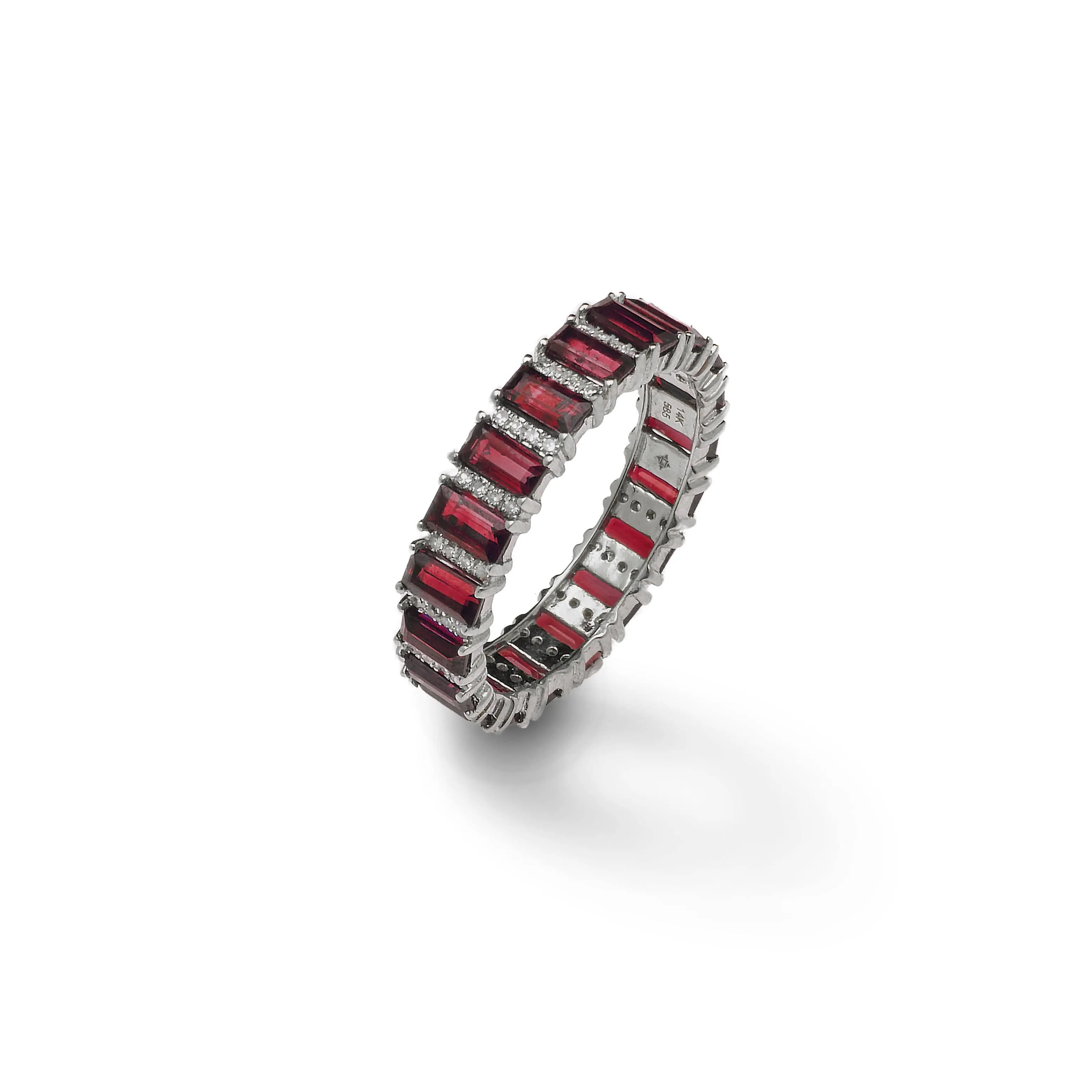 Ruby and Diamond Eternity Ring