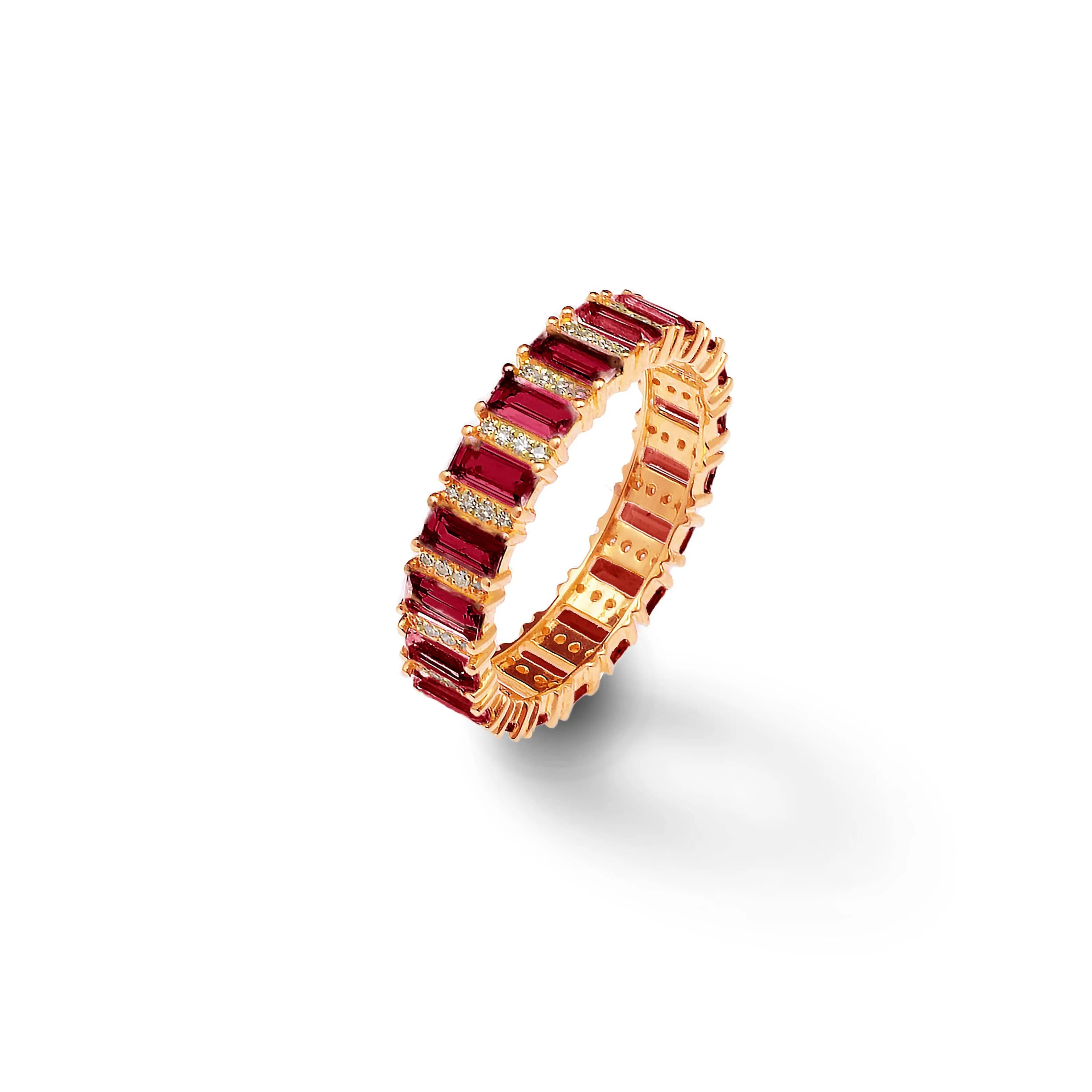 Ruby and Diamond Eternity Ring