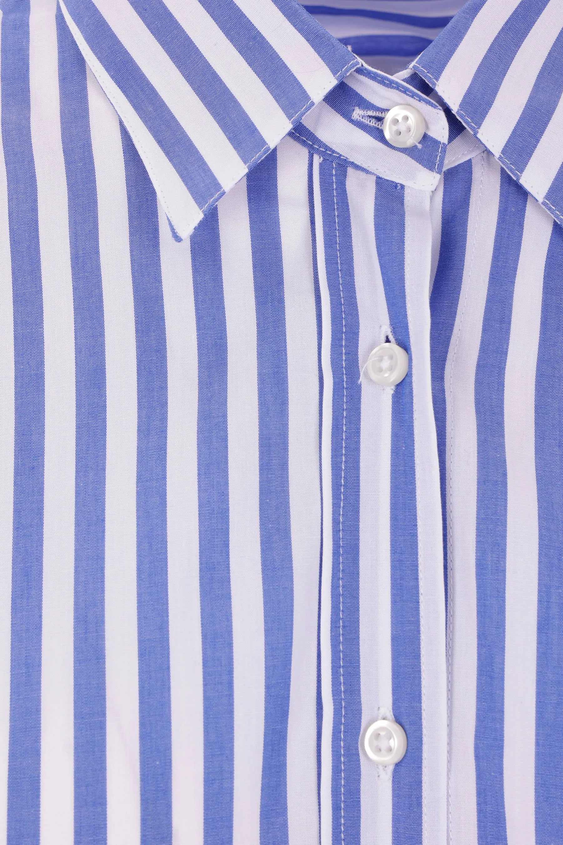 Sunbed striped poplin shirt