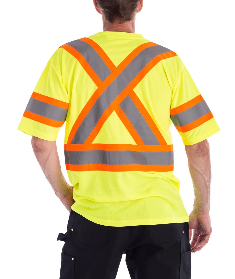 Terra Hi-Vis Short Sleeve Work T-Shirt 116524yl - Yellow