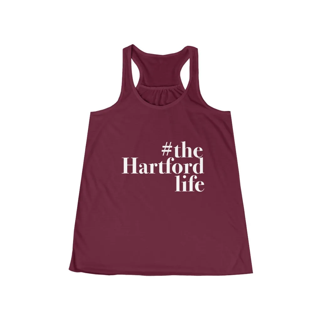 #thehartfordlife Women's Flowy Racerback Tank