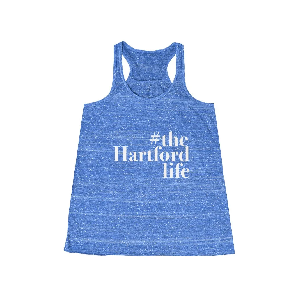 #thehartfordlife Women's Flowy Racerback Tank