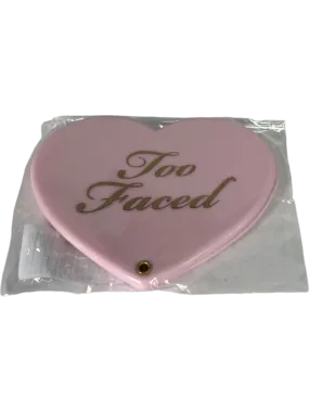 Too Faced Pink Heart-Shaped Compact Mirror