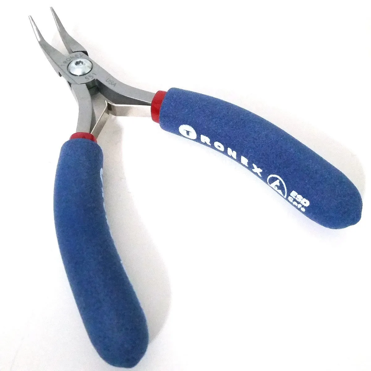 Tronex Bent Nose Pliers, Short Jaw, Standard Handle,  #551