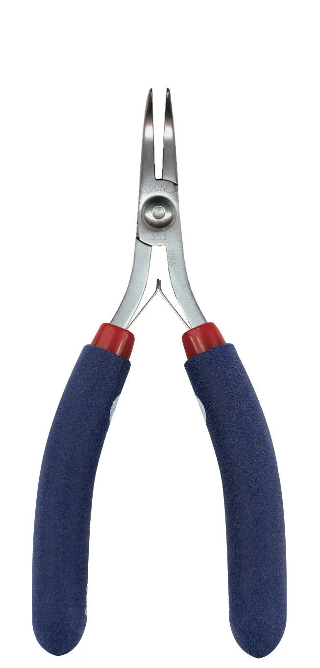 Tronex Bent Nose Pliers, Short Jaw, Standard Handle,  #551