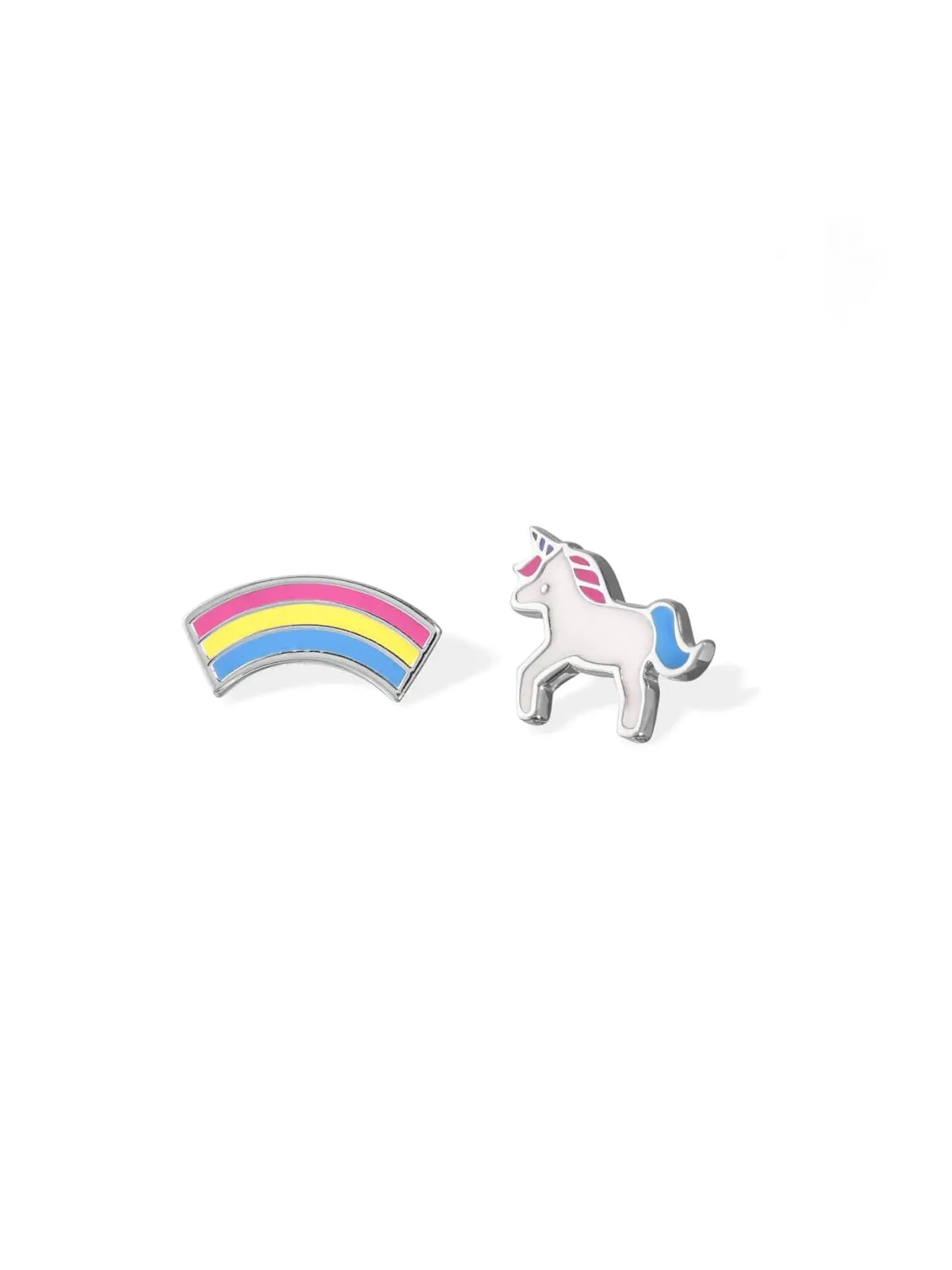 Unicorn & Rainbow Enamel Posts by boma