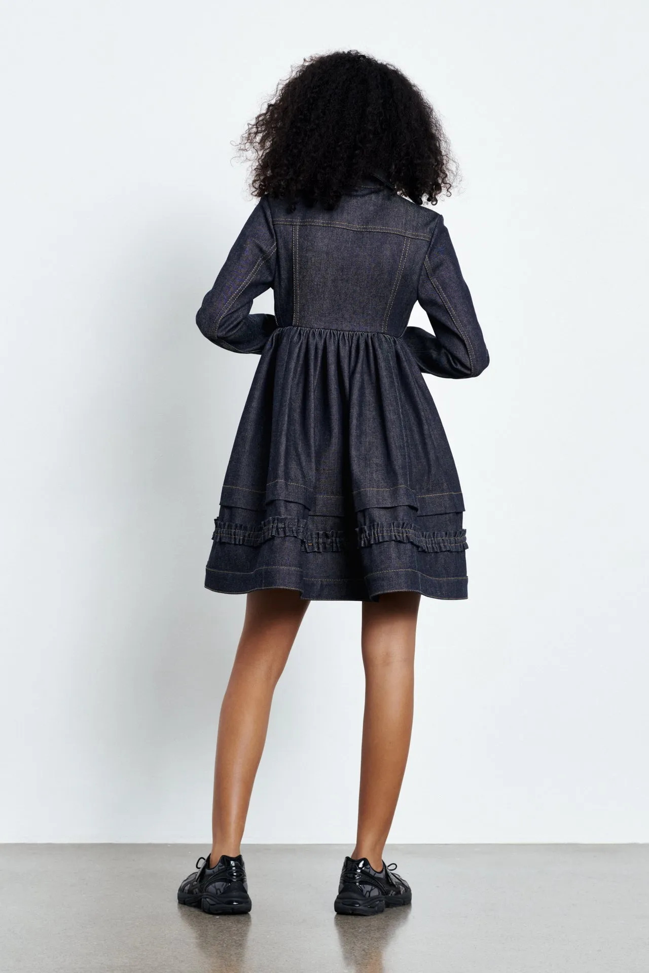 VERONA | DRESS BOWNESS DENIM  BLUE GRAPHITE