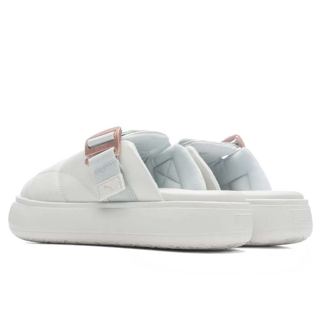 Women's Suede Mayu Mule L - Nimbus Cloud/Platinum Grey