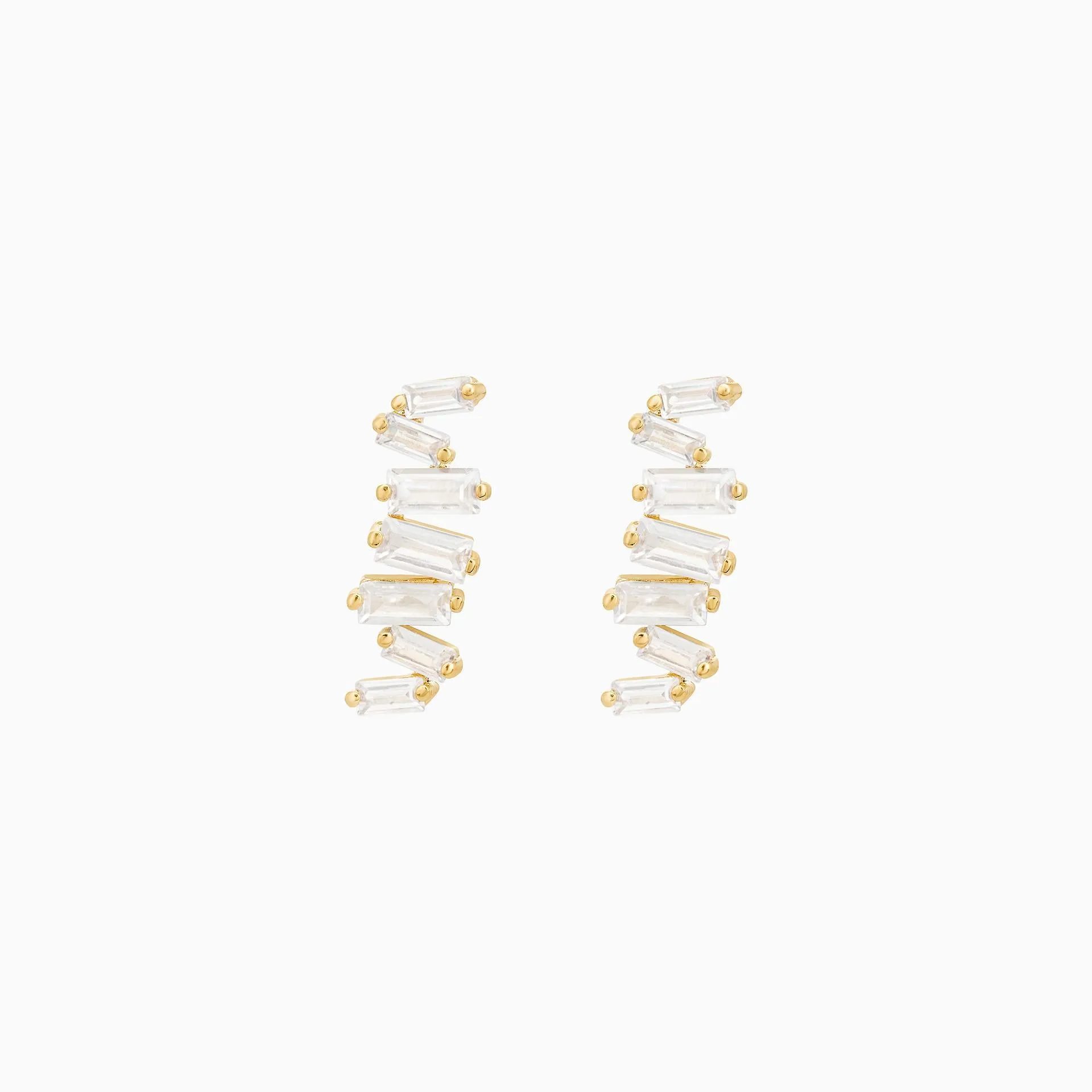 Zig Zag Stud Earrings