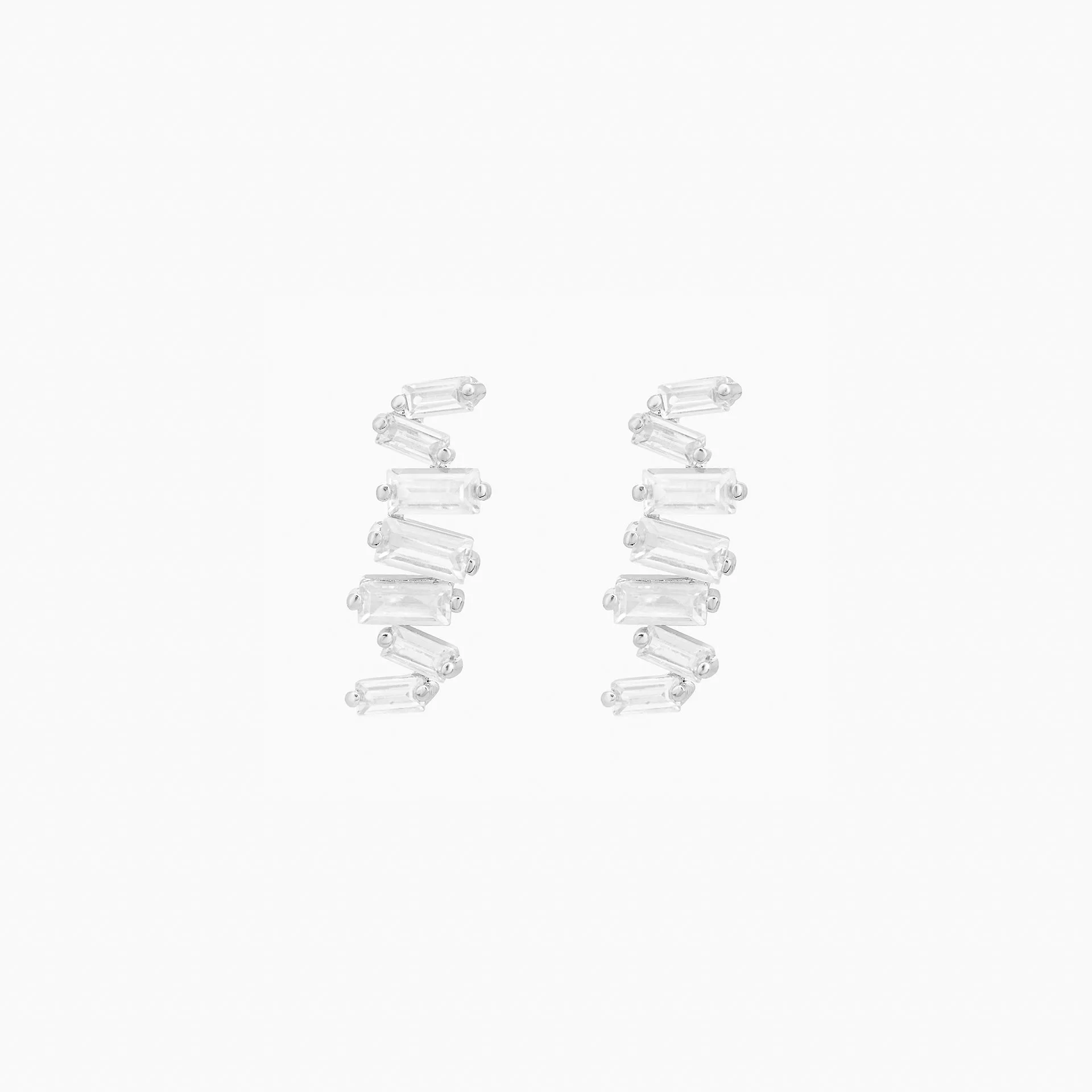 Zig Zag Stud Earrings