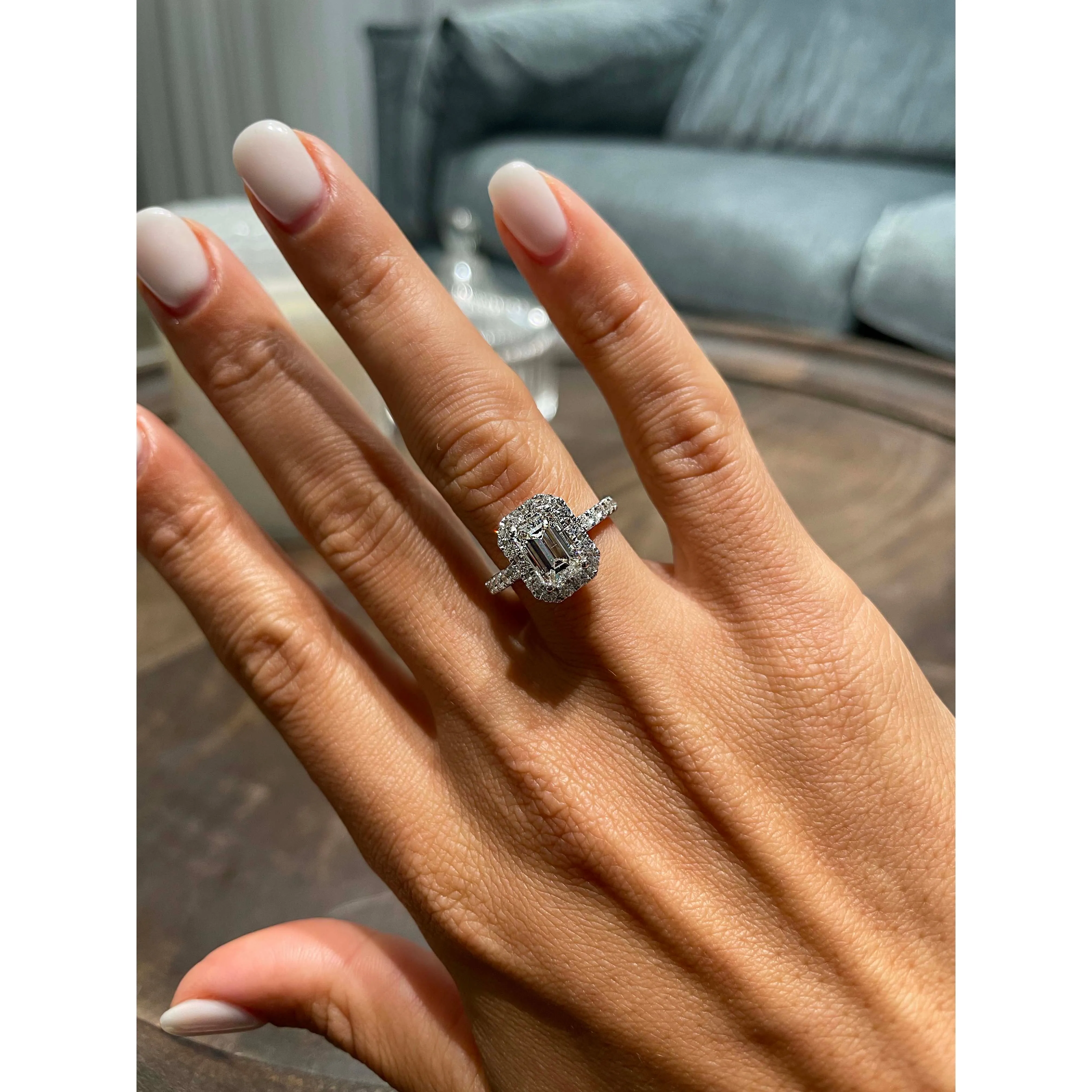 Zoey Diamond Engagement Ring -Platinum